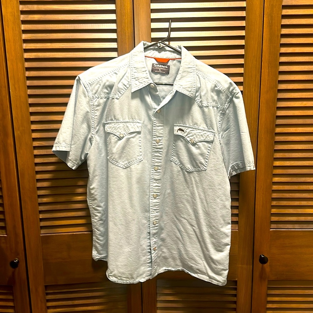 Simms Light Blue Chambray Shirt